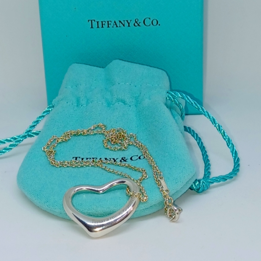 Tiffany and Co necklace Open Heart Large